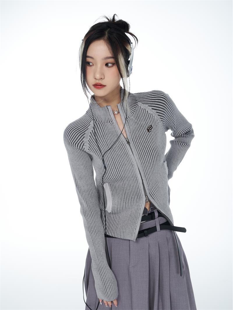 American Hot Girl Retro Street Cardigan Sweater Coat